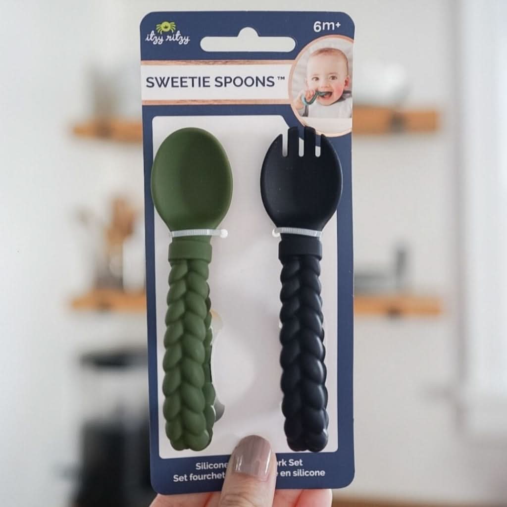 Sweetie Spoons™ - Silicone Baby Fork + Spoon Set - Image 21