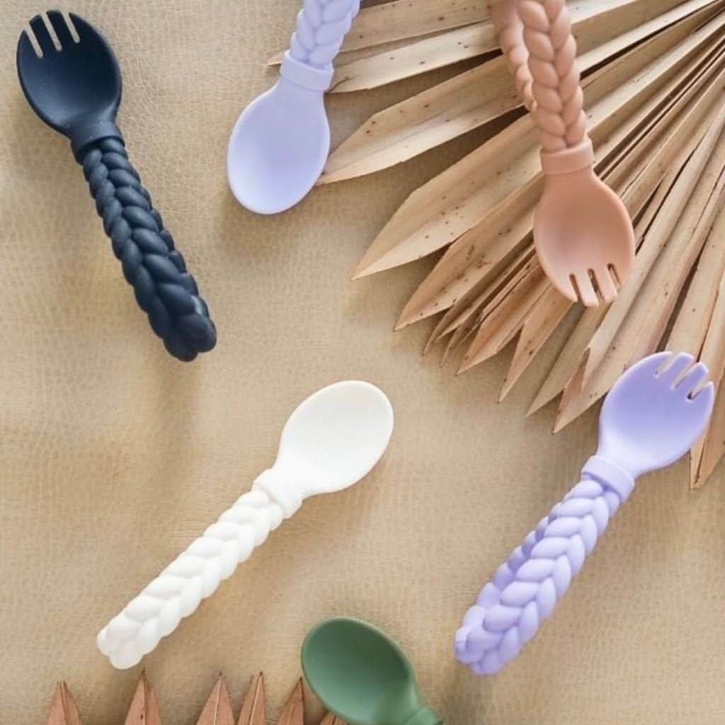 Sweetie Spoons™ - Silicone Baby Fork + Spoon Set - Image 27