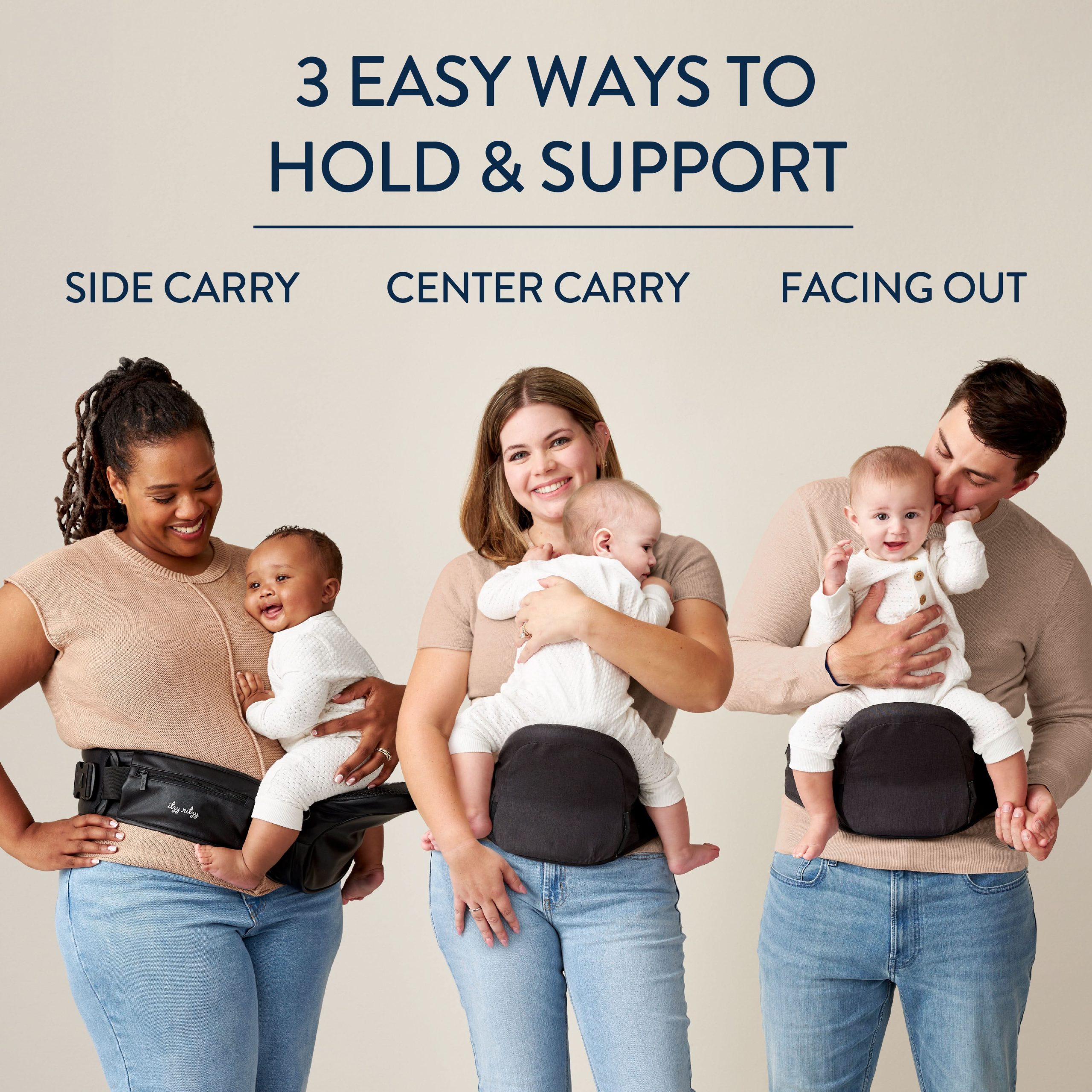 Itzy Hold & Fold™ Hip Seat Baby Carrier - Image 2