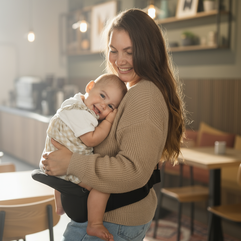 Itzy Hold & Fold™ Hip Seat Baby Carrier - Image 4