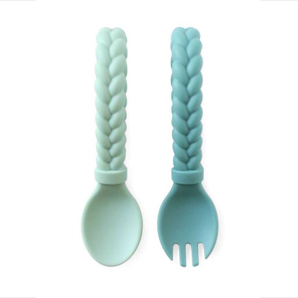 Sweetie Spoons™ - Silicone Baby Fork + Spoon Set - Image 5